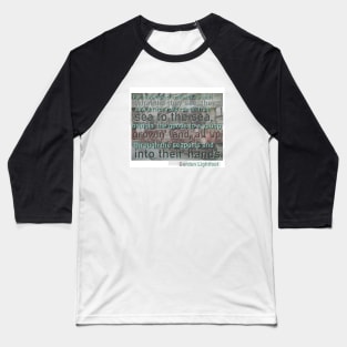 Gordon Lightfoot  - Canadian Railroad Trilogy lyrics design Baseball T-Shirt